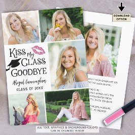 Anuncio Graduado divertido KISS MI CLASE ADIÓS 6 Foto