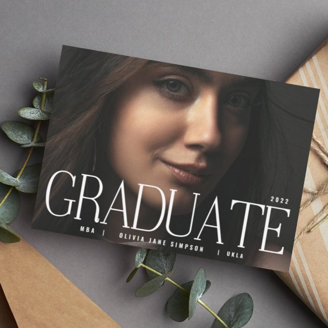 Anuncio GRADUADO | Foto de White Modern College (Subido por el creador)