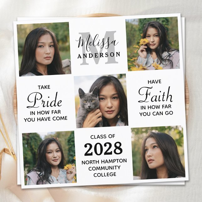 Anuncio Graduado Inspirador 5 Collage de fotos Graduación (Subido por el creador)