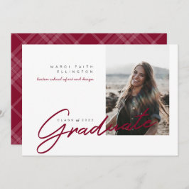 Anuncio Graduado moderno de Maroon Photo