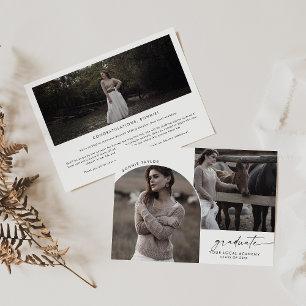 Anuncio Graduado moderno del Boho Arch 3 Graduación de fot