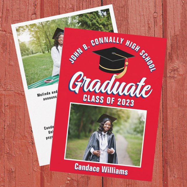 Anuncio Graduado Personalizado de Graduación 2023 de Blue  (Subido por el creador)