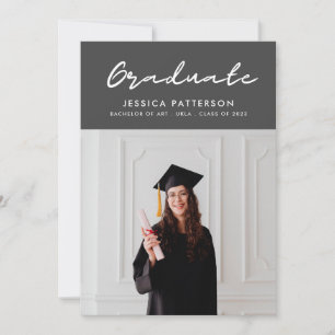 Anuncio Graduado retro brillante