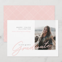 Graduado rosa azul de foto moderna