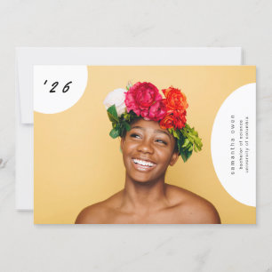 Anuncio Graduado Superior Dos De La Universidad Boho Pop F