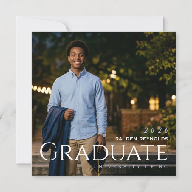 Anuncio Graduate Announcement (Anverso)