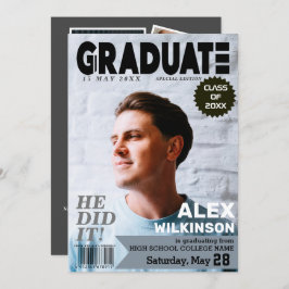 Anuncio GRADUATE Magazine Cover Style Moda 5 Collage de fo