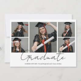 Anuncio Graduate Modern  Photo Collage Graduation
