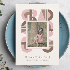 Anuncio Graduation announcement class of 2026 modern