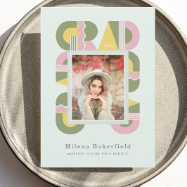 Anuncio Graduation announcement class of 2026 modern