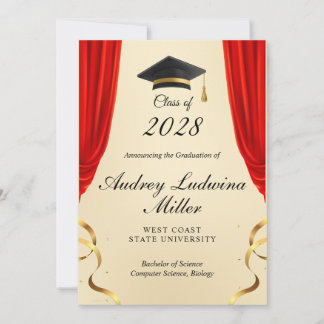 Anuncio Graduation Announcements No Photo