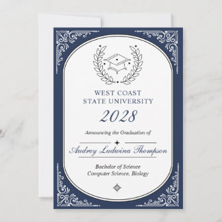 Anuncio Graduation Announcements With Photo Insert
