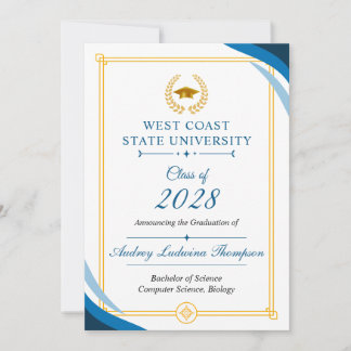 Anuncio Graduation Announcements Without Photo