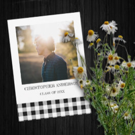 Anuncio Graduation BBQ Gingham