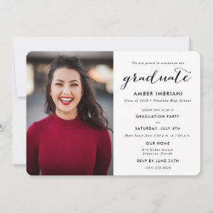 Anuncio Graduation Party Class of 2020 Photo Invitation
