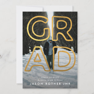 Anuncio GRÁFICO DE LA LÍNEA DE ORO AMARILLO Foto contempor