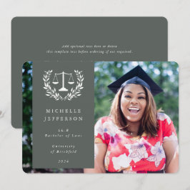 Anuncio Gris-Verde + Derecho blanco Escala Laurel Wreath F