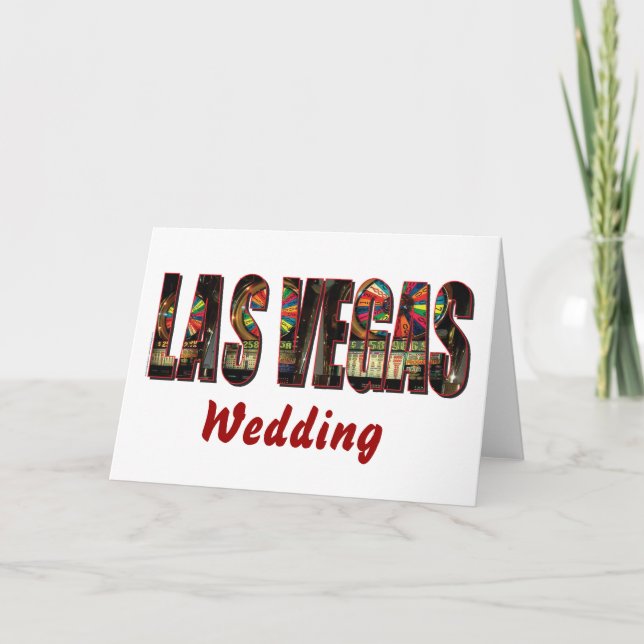 Anuncio Guardar el Boda Date/Las Vegas (Anverso)