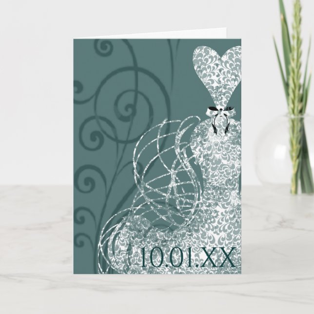 Anuncio Guardar el vestido de la novia del encaje - Person (Anverso)