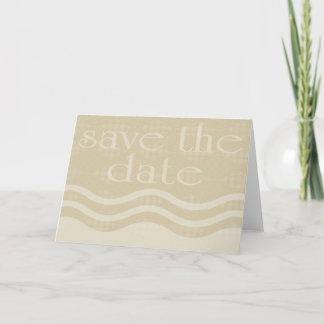 Anuncio guardar la fecha : ondas estampadas :