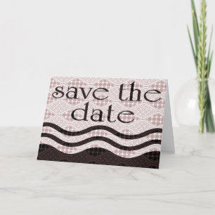 Anuncio guardar la fecha : ondas estampadas :