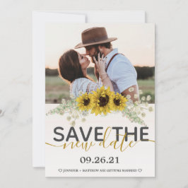 Anuncio Guardar la foto del Boda Date Sunflowers
