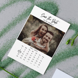 Anuncio Guardar simple Boda de código QR del calendario de