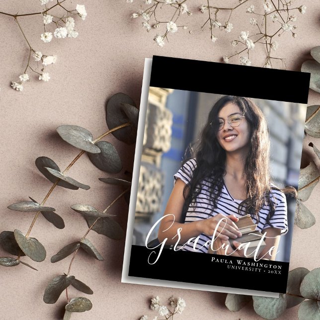 Anuncio Guión blanco | Marco negro | Dos Graduaciones de F (Subido por el creador)