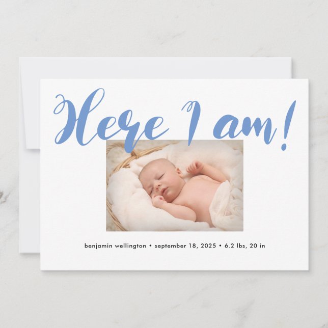 Anuncio Guión caprichoso Acá soy el Nacimiento de Blue Boy (Anverso)