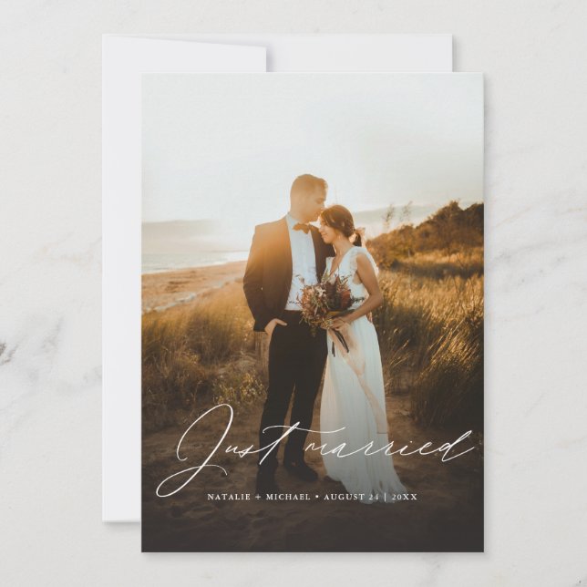 Anuncio Guión de Boho acaba de casarse con Boda de Elopeme (Anverso)