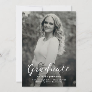 Anuncio Guión de graduación Minimalista moderno