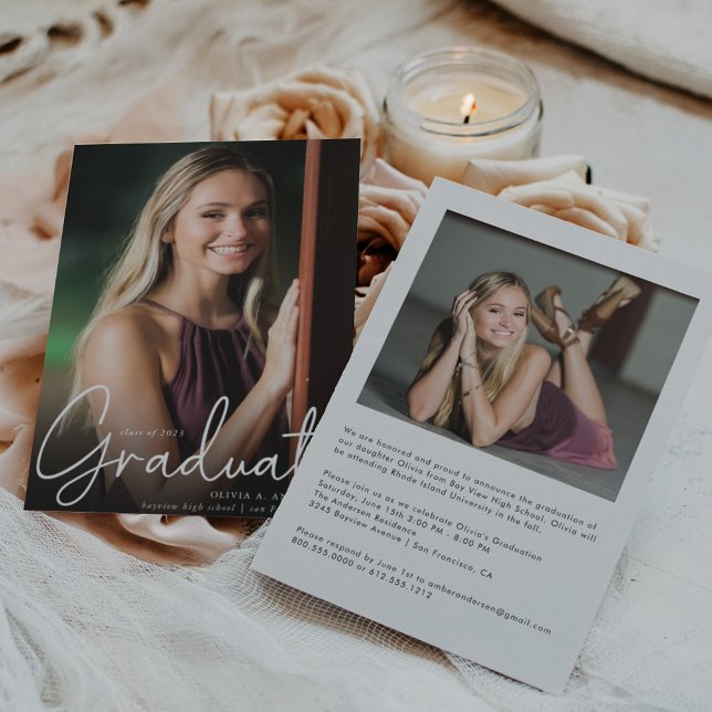 Anuncio Guión de moda Superponer dos Graduaciones de Foto (Subido por el creador)