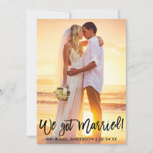 Anuncio Guión De Pincel Que Nos Casamos Con La Celebración