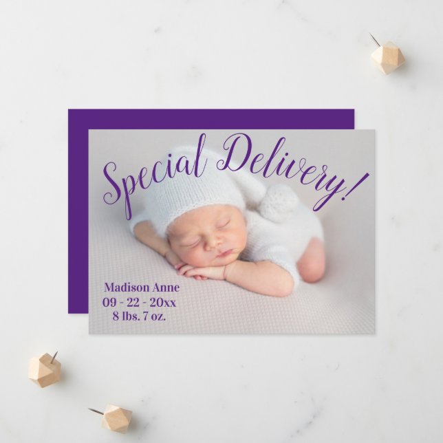 Anuncio Guión fotográfico de entrega especial Género Nacim (Anverso/Reverso In Situ)