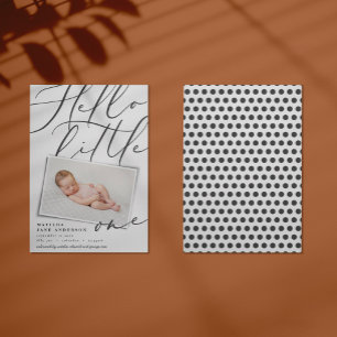 Anuncio Guión hola pequeña una tipografía fotográfica mode