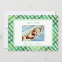 Guión personalizado verde bebé bebé bebé bebé bebé