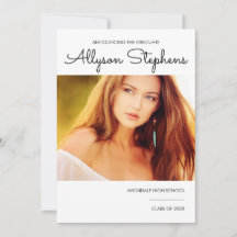 Guión simple con estilo Una foto en blanco | Texto