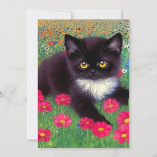 Anuncio Gustav Klimt Tuxedo Cat