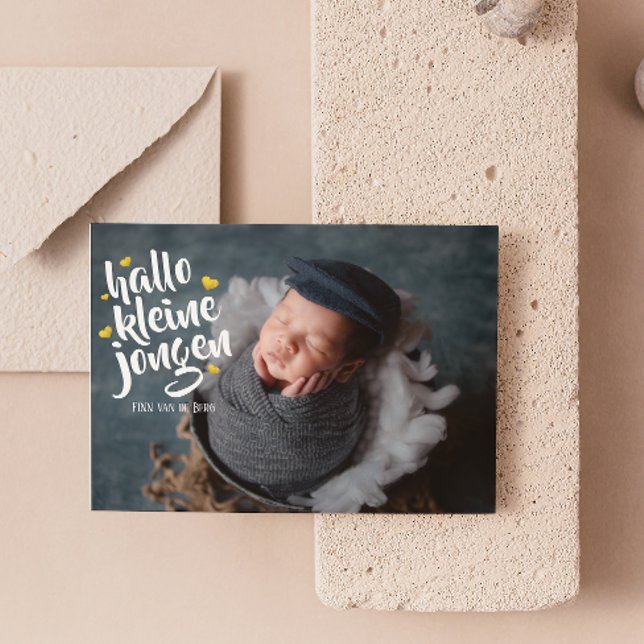 Anuncio Hallo kleine jongen Gouden Hart Fotocollage Baby  (Subido por el creador)