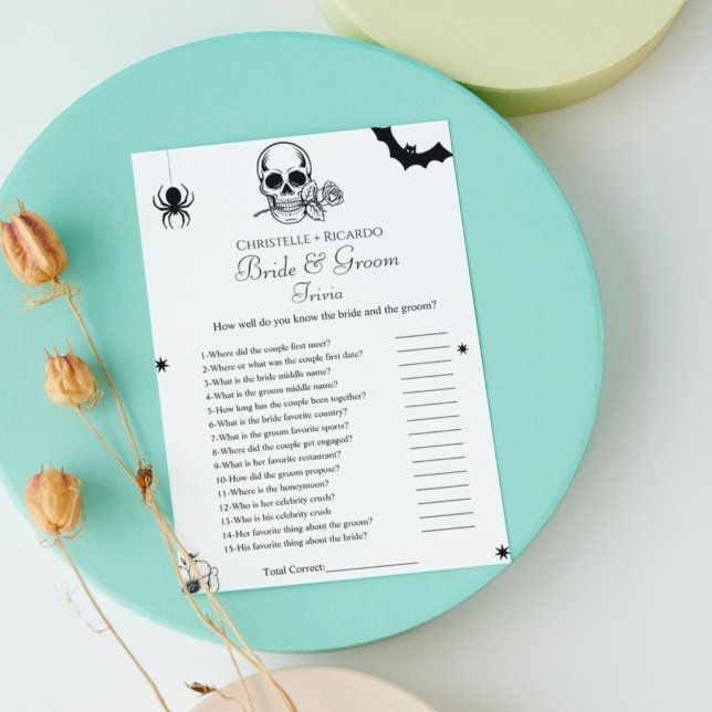 Anuncio Halloween Couple trivia juego de ducha de novia (Subido por el creador)