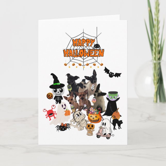 Anuncio Halloween Doggies Card (Anverso)