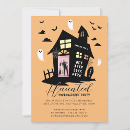 Anuncio Halloween en casa Fiesta Calentador de casas foto