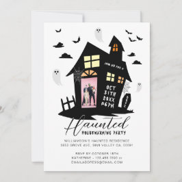 Anuncio Halloween en casa Fiesta Calentador de casas foto