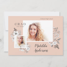 Hand ilustrado floral multicoprimido