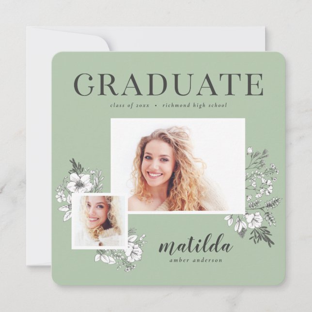 Anuncio Hand ilustrado floral multicoprimido (Anverso)