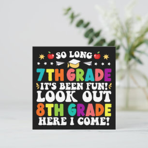 Anuncio Hasta el 7º Grado Cuidado Con La Graduación De 8º 