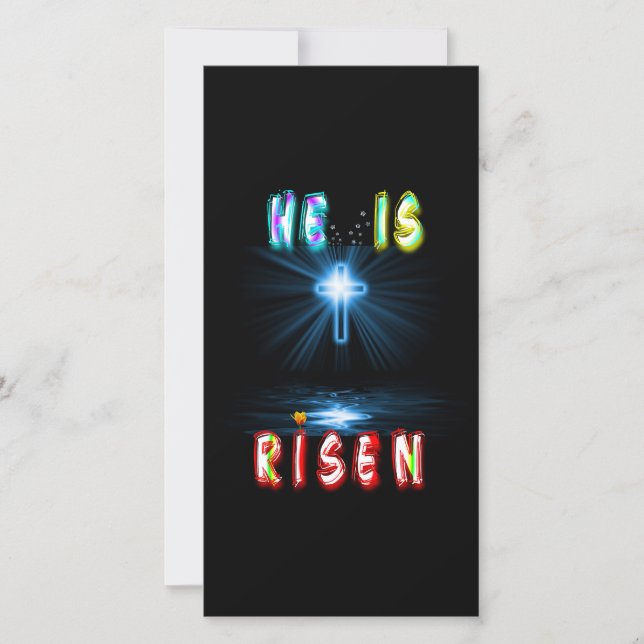 Anuncio He Is Risen (Anverso)