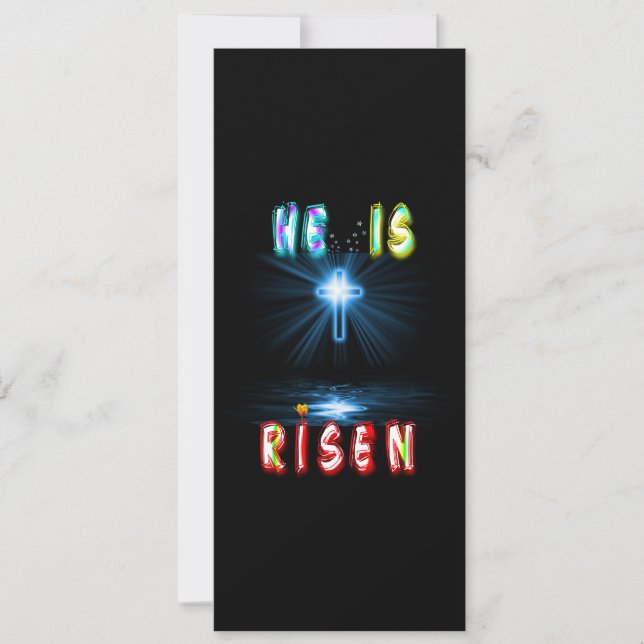 Anuncio He Is Risen (Anverso)