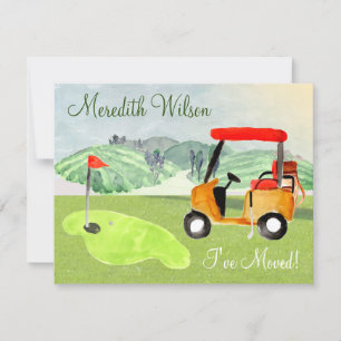 Anuncio He movido el carrito de golf verde movimiento de p