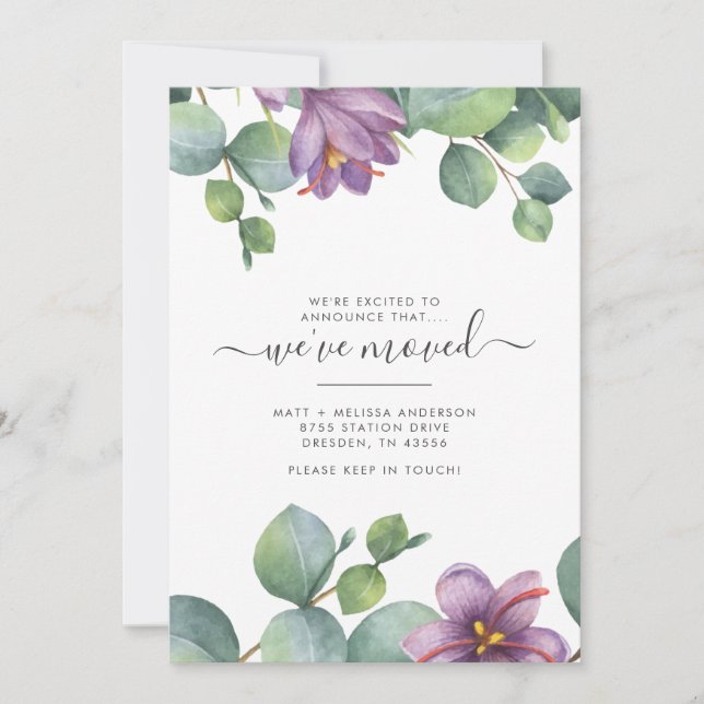 Anuncio Hemos desplazado la vegetación Eucalyptus Floral M (Anverso)